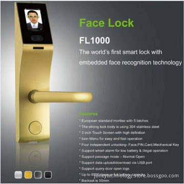 Face Recognition Security Smart Biometric Door Lock with 3 Inch Touch Screen (FL1000)
